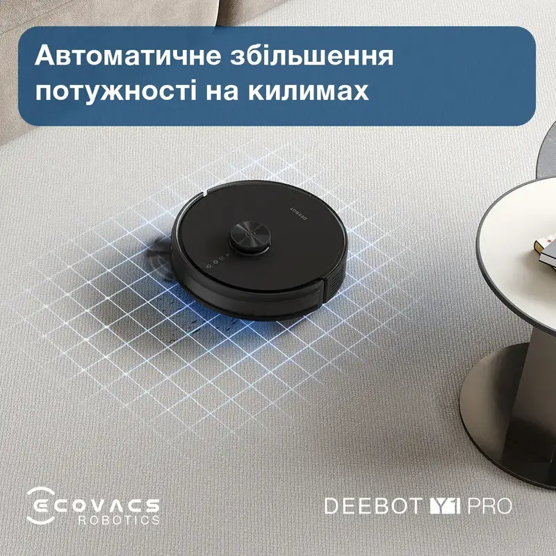 Робот-пилосос ECOVACS DEEBOT OZMO Y1 Pro White - фото - №11