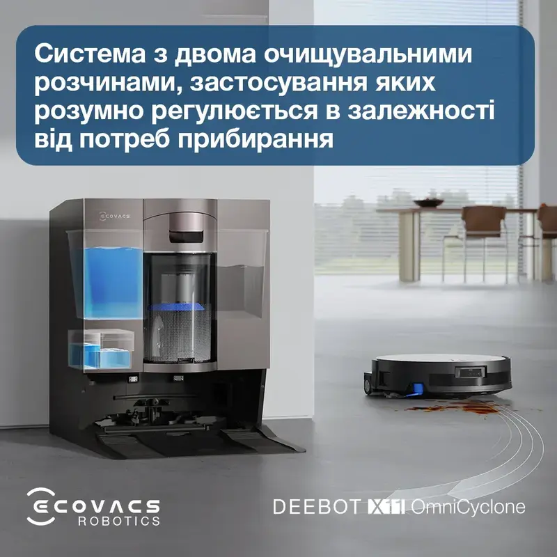 Робот-пилосос DEEBOT X11 OMNI CYCLONE ECOVACS - фото - №18
