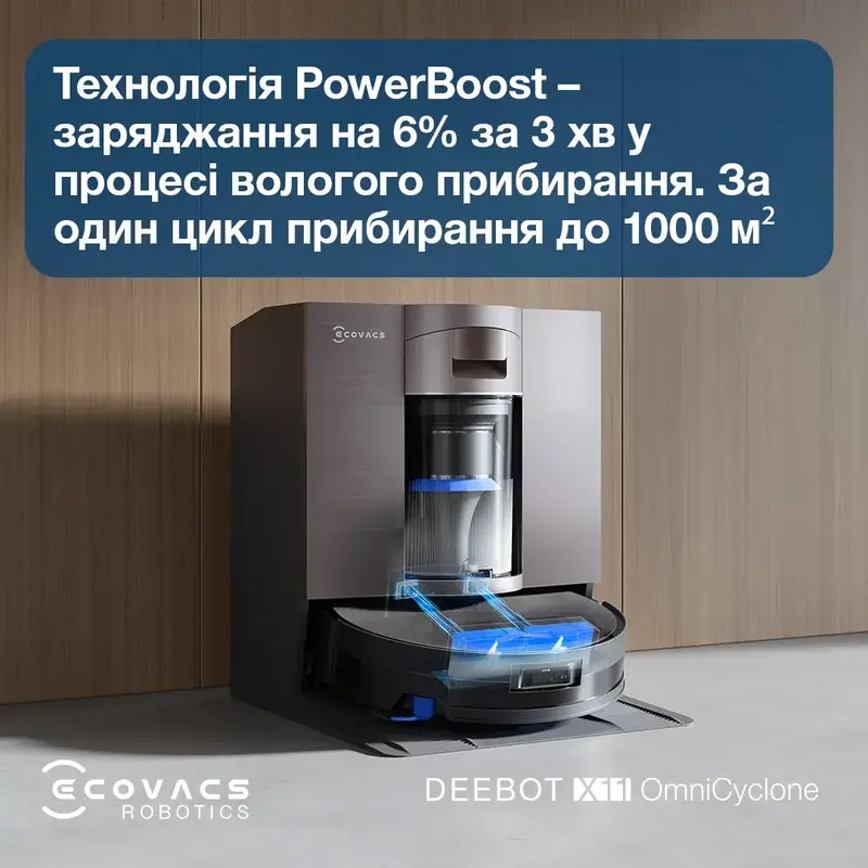 Робот-пилосос DEEBOT X11 OMNI CYCLONE ECOVACS - фото - №21