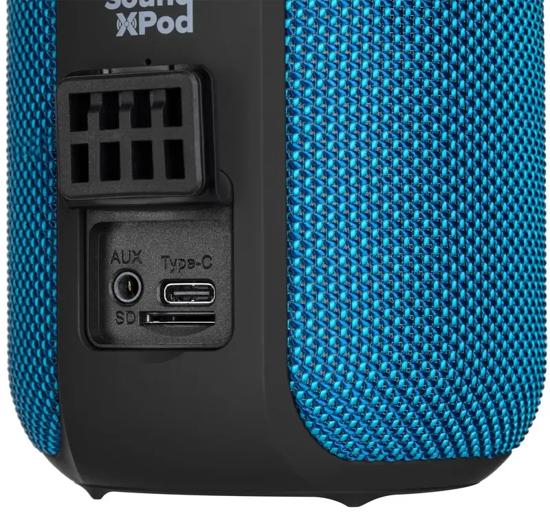 Портативна акустична система 2E SoundXPod Blue - фото - №5