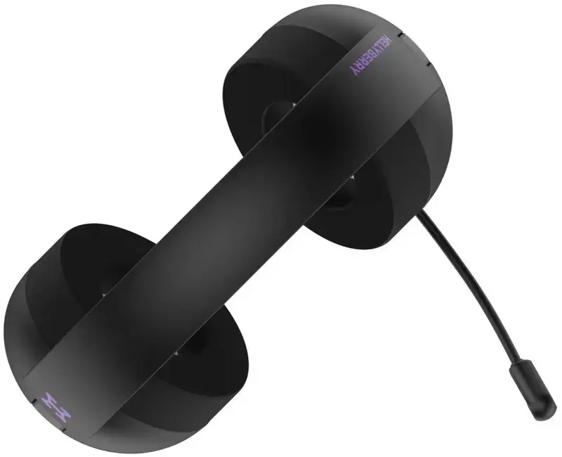 Ігрова гарнітура HATOR Hellyberry HH30 PRO wireless (HH30_PRO_wireless_BV) black-violet gradient - фото - №6