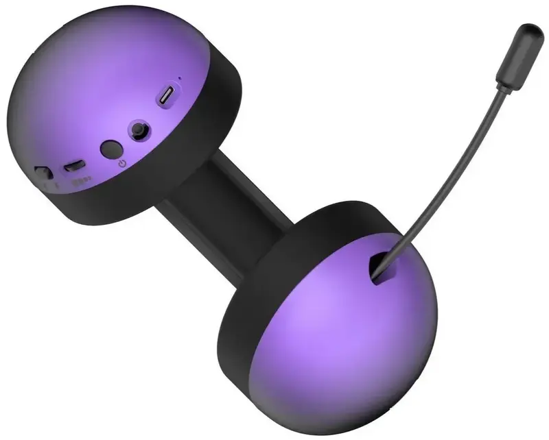 Ігрова гарнітура HATOR Hellyberry HH30 PRO wireless (HH30_PRO_wireless_BV) black-violet gradient - фото - №7