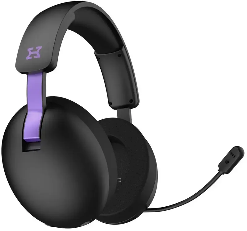 Ігрова гарнітура HATOR Hellyberry HH30 wireless (HH30_wireless_BV) black-violet - фото - №1
