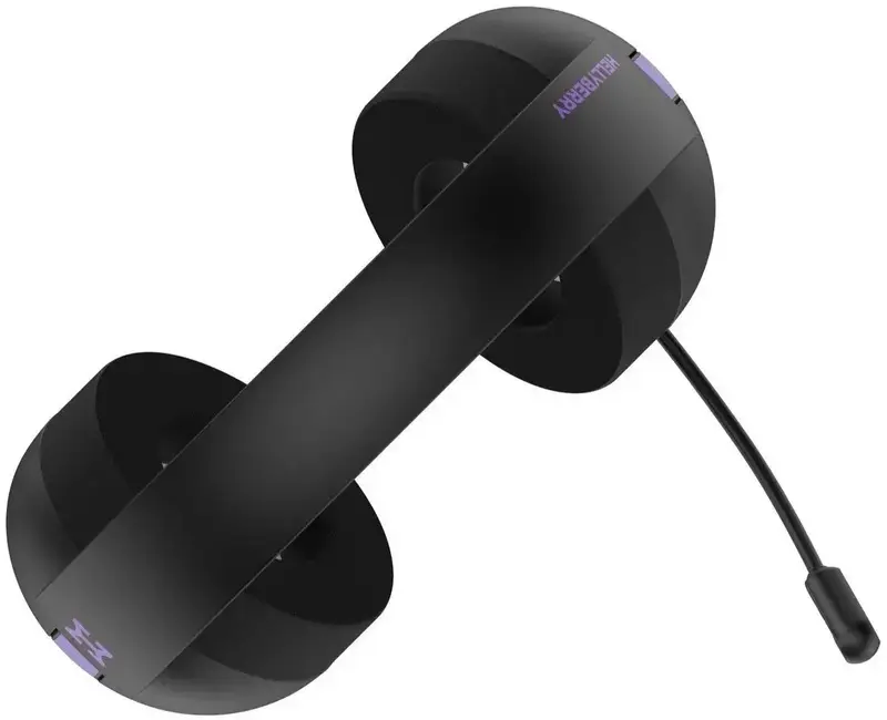 Ігрова гарнітура HATOR Hellyberry HH30 wireless (HH30_wireless_BV) black-violet - фото - №6