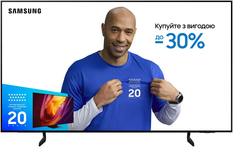 Телевізор Samsung 77" OLED 4K QE77S85FAEXUA Vision AI - фото - №0