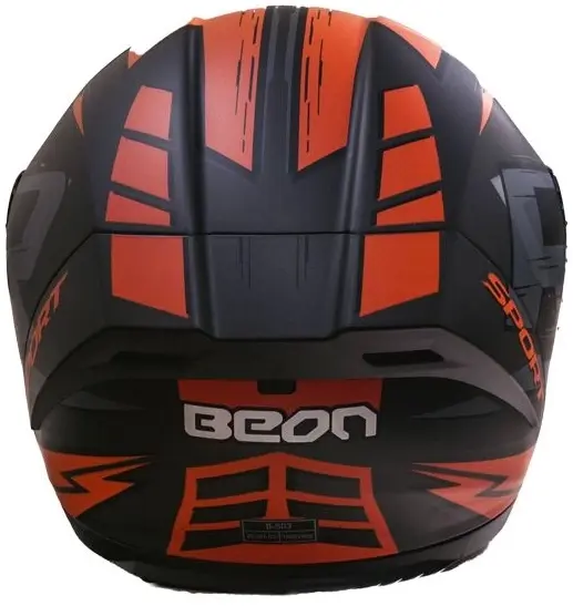Мотошолом R MATT TITAN/ORANGE розмір XL - фото - №3