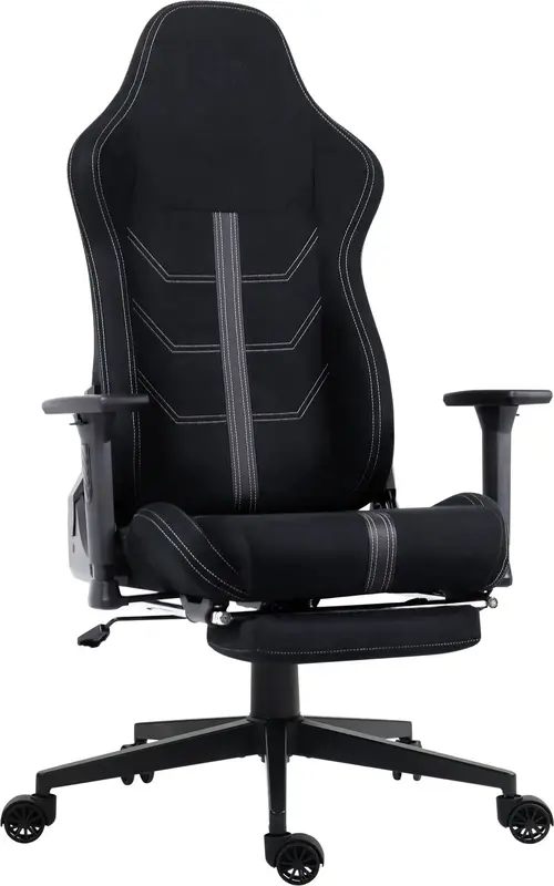Кресло игровое GT Racer X-2309 Черное (X-2309 Fabric Black) - фото - №5