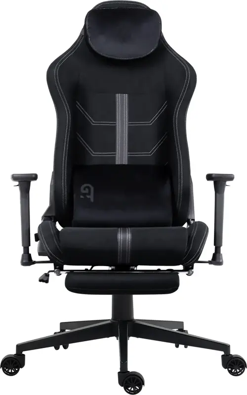 Кресло игровое GT Racer X-2309 Черное (X-2309 Fabric Black) - фото - №1