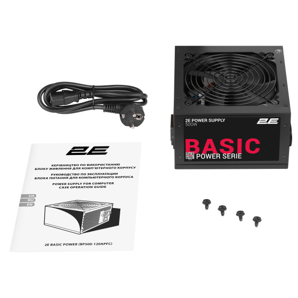 Блок живлення 2E GAMING BASIC POWER (500W) - фото - №6