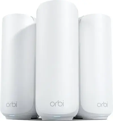 Интернет-роутер Netgear Orbi RBE373 BE5000 3мод белый - фото - №0
