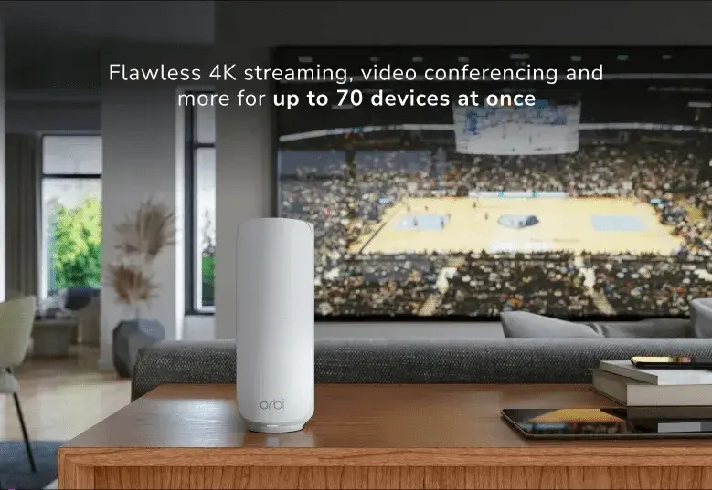 Интернет-роутер Netgear Orbi RBE373 BE5000 3мод белый - фото - №6