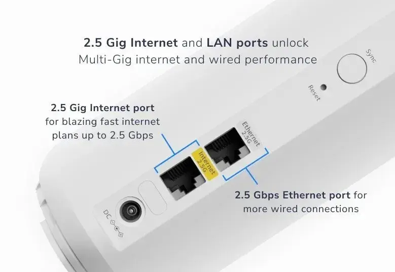 Интернет-роутер Netgear Orbi RBE373 BE5000 3мод белый - фото - №5