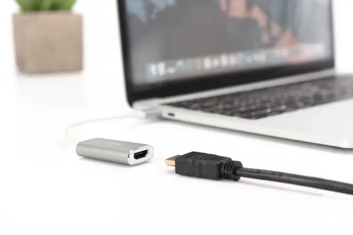 Адаптер DIGITUS USB-C - HDMA UHD 4K, M/F, 0.2м - фото - №4