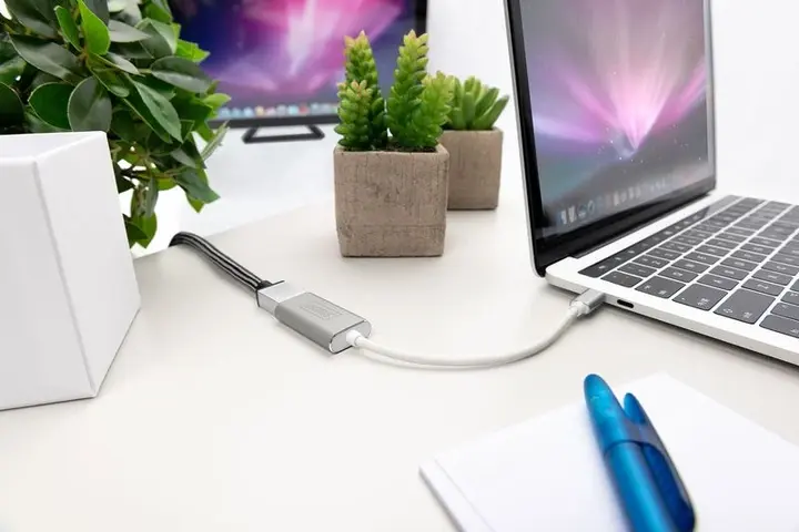 Адаптер DIGITUS USB-C - HDMA UHD 4K, M/F, 0.2м - фото - №5