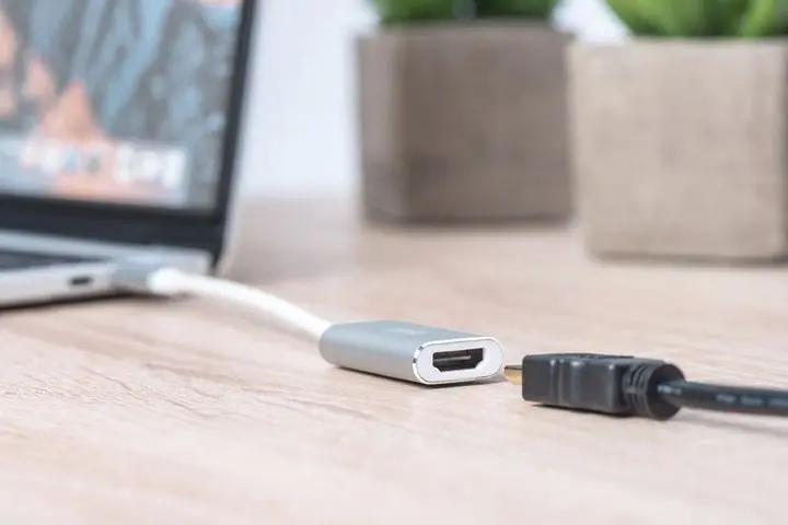 Адаптер DIGITUS USB-C - HDMA UHD 4K, M/F, 0.2м - фото - №6