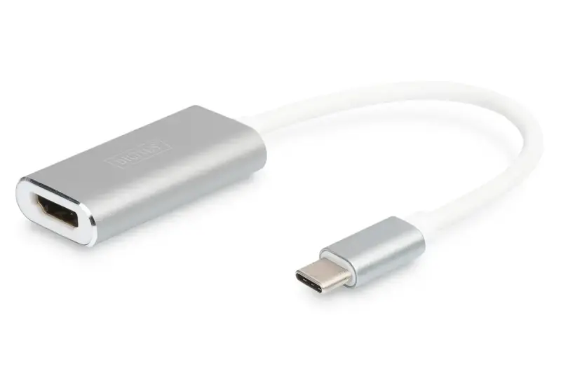 Адаптер DIGITUS USB-C - HDMA UHD 4K, M/F, 0.2м - фото - №0