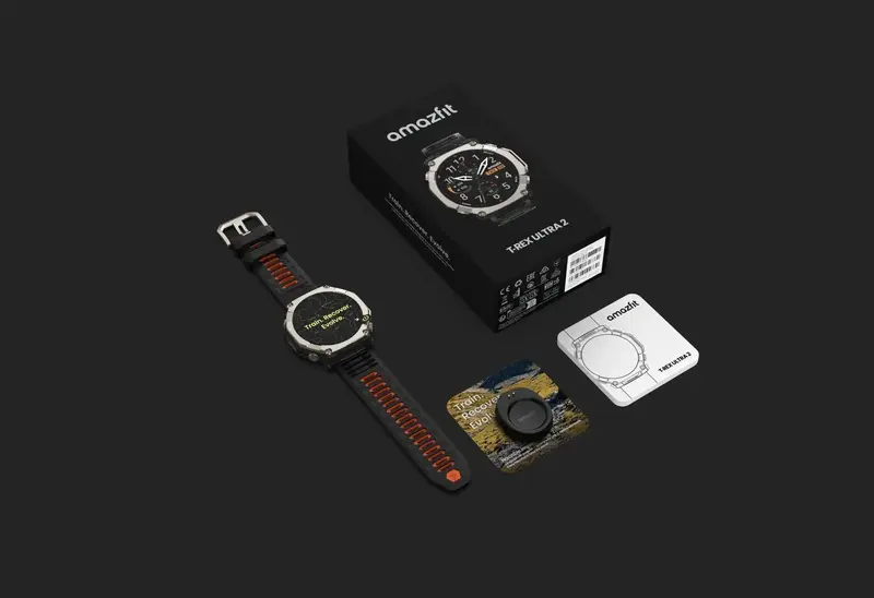 Смарт-годинник AMAZFIT T-REX ULTRA 2 W2550GL2N Чорний - фото - №10
