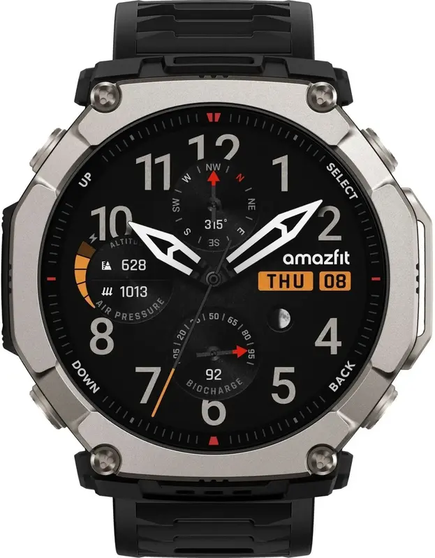 Смарт-годинник AMAZFIT T-REX ULTRA 2 W2550GL2N Чорний - фото - №3