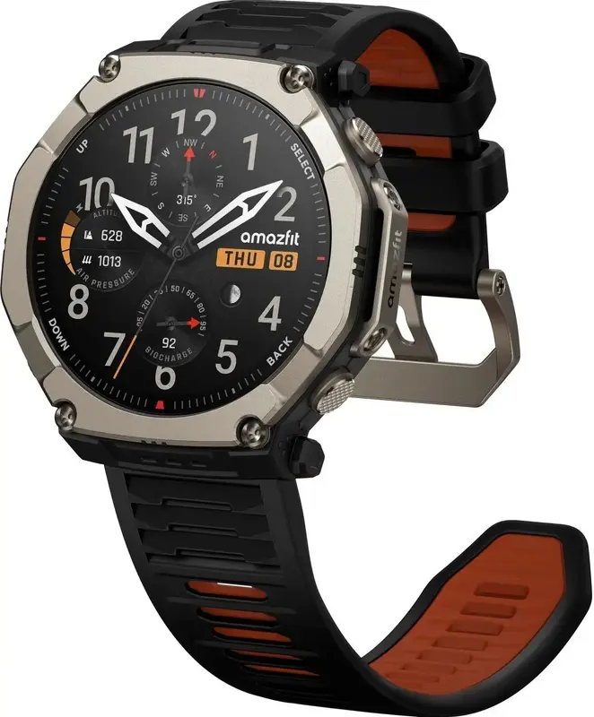 Смарт-годинник AMAZFIT T-REX ULTRA 2 W2550GL2N Чорний - фото - №4
