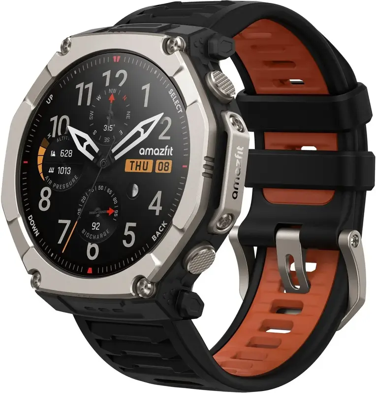 Смарт-годинник AMAZFIT T-REX ULTRA 2 W2550GL2N Чорний - фото - №0