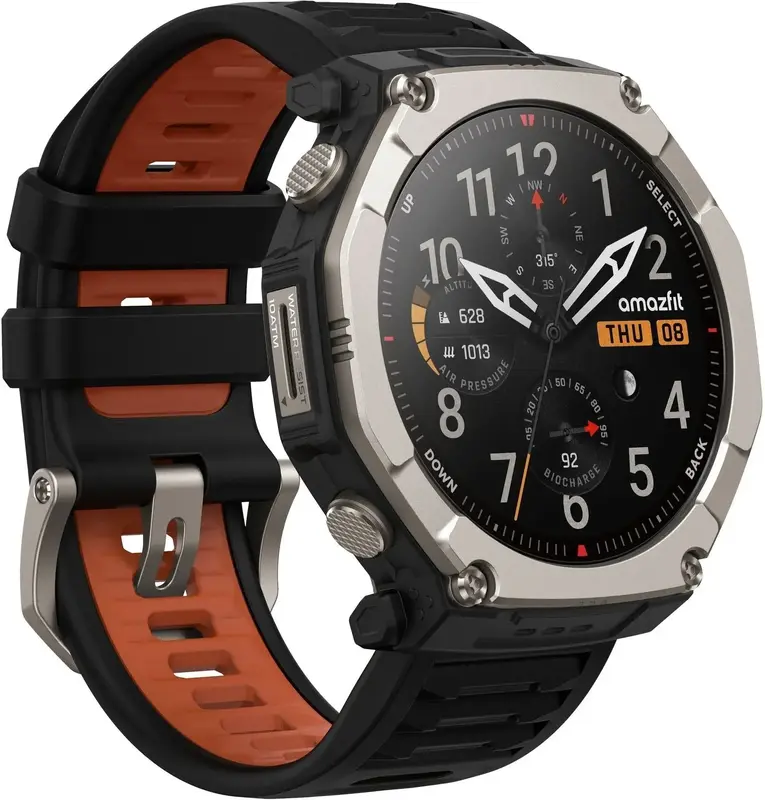 Смарт-годинник AMAZFIT T-REX ULTRA 2 W2550GL2N Чорний - фото - №1