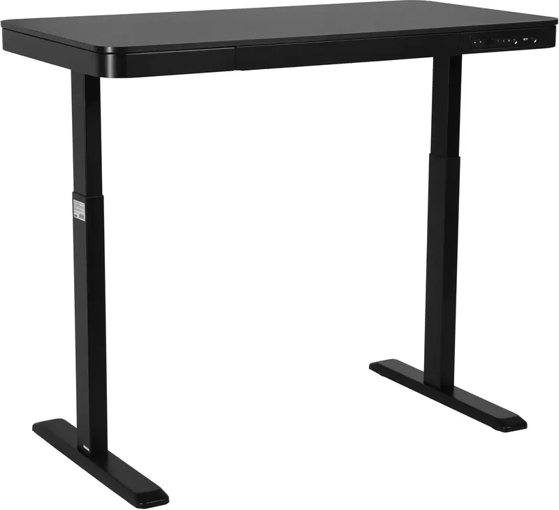 Стол 2E CE218B с электро 118x60 черный USB - фото - №2