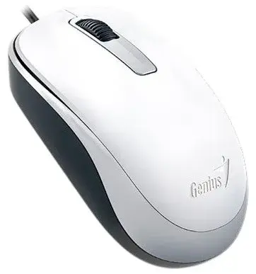 Миша дротова Genius 1000 DX-125 White - фото - №1