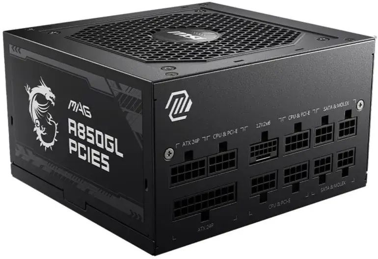 Блок питания MSI ATX 850W MAG A850GL PCIE5 - фото - №1