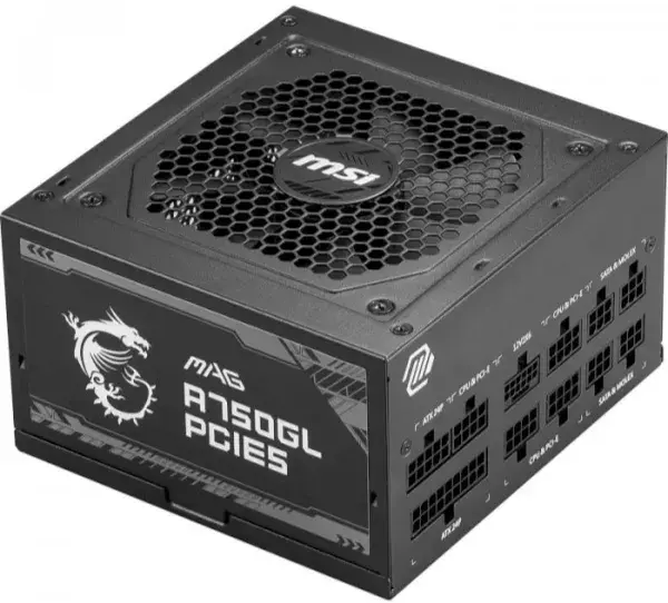 Блок питания MSI ATX 850W MAG A850GL PCIE5 - фото - №2