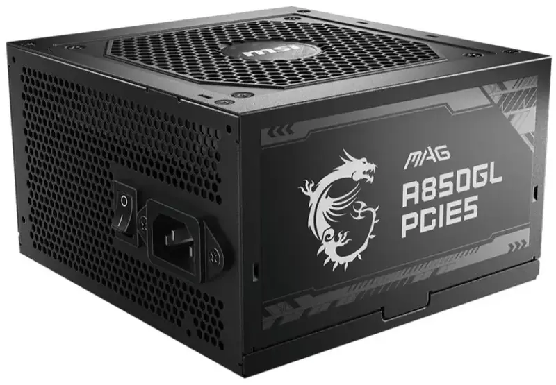 Блок питания MSI ATX 850W MAG A850GL PCIE5 - фото - №0