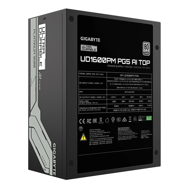Блок живлення GIGABYTE ATX3.1 1600W GP-UD1600PM PG5 - фото - №4