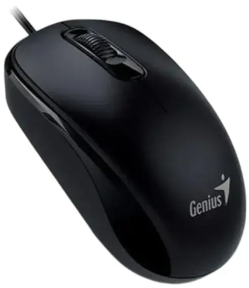 Миша дротова Genius USB 1000 DX-110 Black - фото - №1