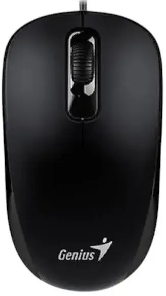 Миша дротова Genius USB 1000 DX-110 Black - фото - №0