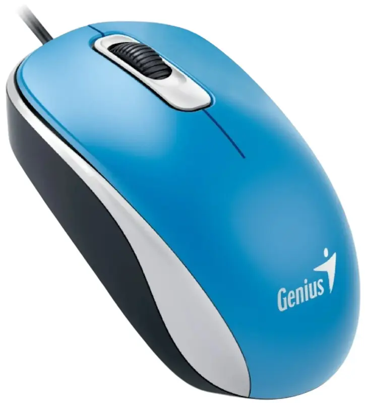 Миша дротова Genius USB 1000 DX-110 Blue - фото - №1