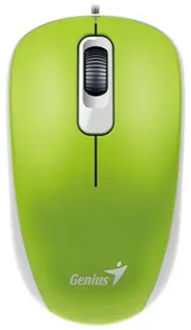 Миша дротова Genius USB 1000 DX-110 Green - фото - №0