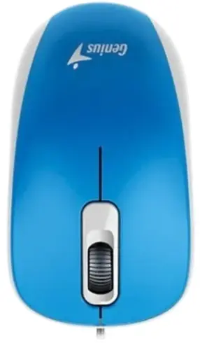 Миша дротова Genius USB 1000 DX-110 Blue - фото - №3