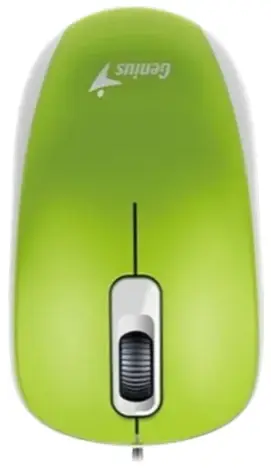 Миша дротова Genius USB 1000 DX-110 Green - фото - №3