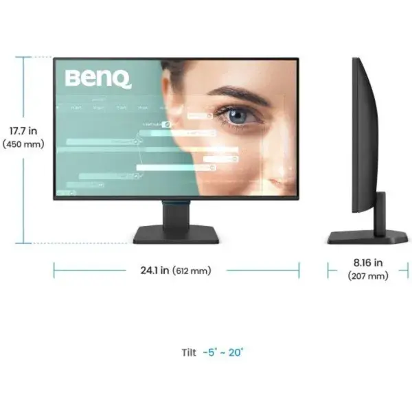 Монітор BenQ 27" GW2790C (9H.LNPLB.QBE) - фото - №2