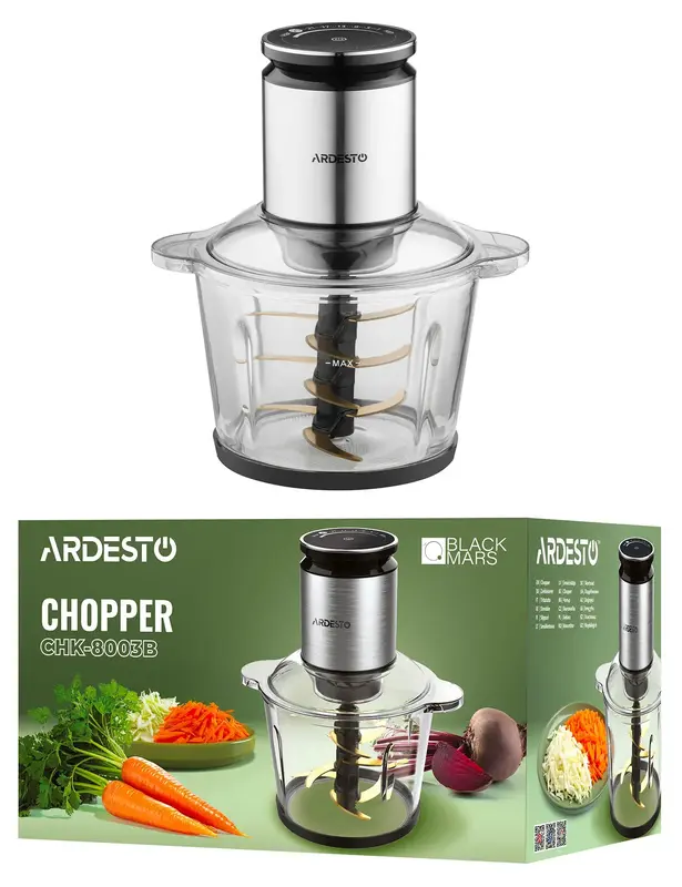 Измельчитель ARDESTO CHK-8003B - фото - №9