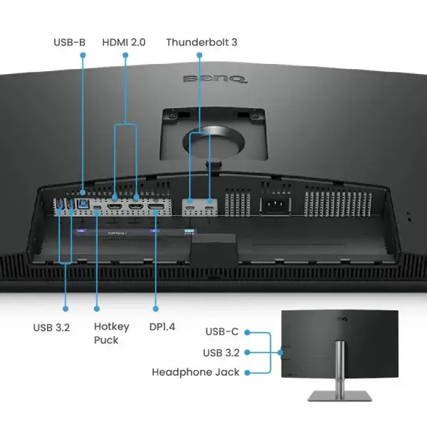 Монітор BenQ 31,5" PD3225U (9H.LLYLA.TBE) - фото - №1