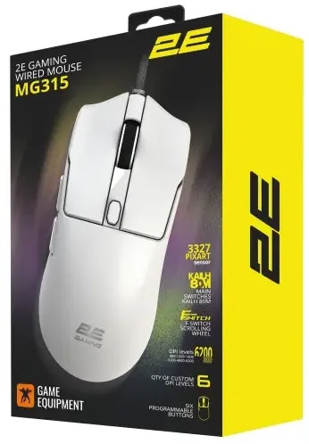 Миша 2E GAMING MG315 White - фото - №4