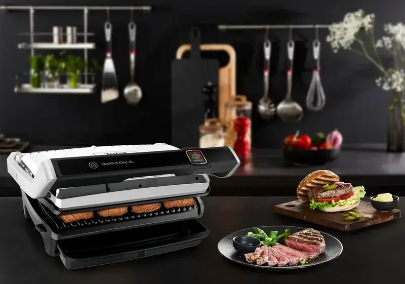 УЦІНКА Гриль TEFAL OptiGrill Elite XL GC760D30 - фото - №6