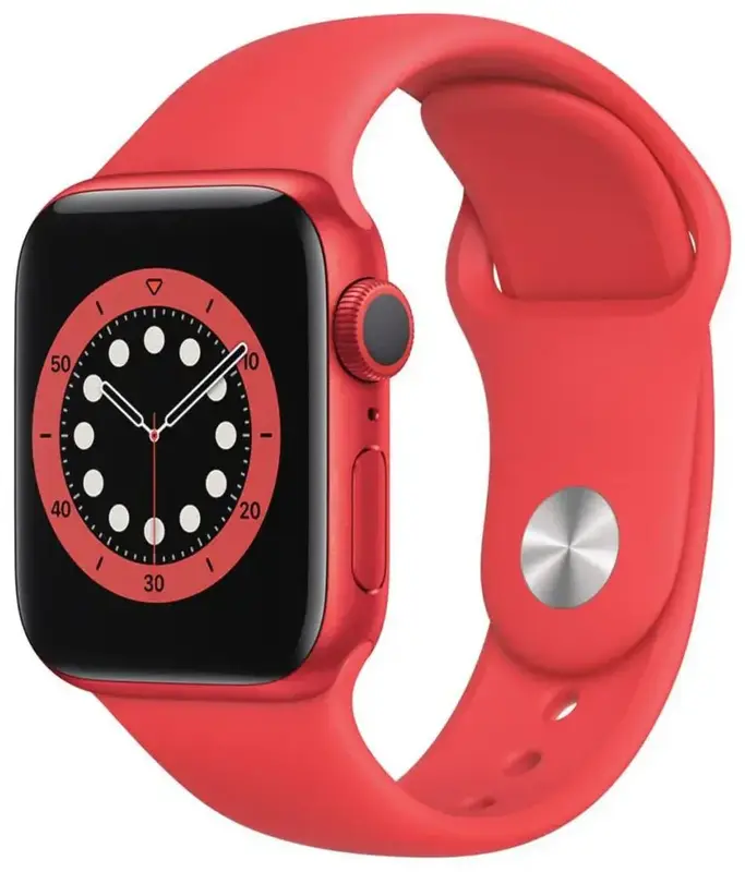 Б/В Apple Watch Series 6 40mm PRODUCT(RED) Aluminum Case with Red Sport Band M00A3 (Це ТОП) - фото - №0