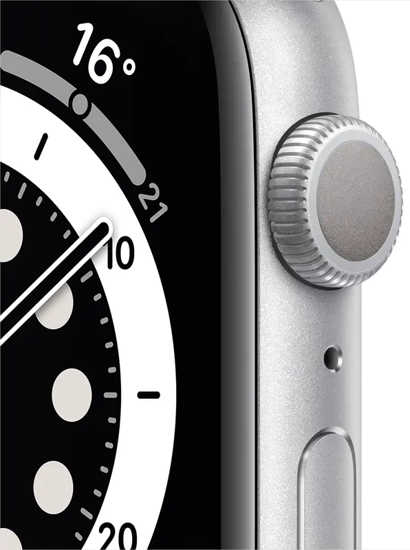 Б/В Apple Watch Series 6 44mm Silver Aluminum Case with White Sport Band M00D3 (Це ТОП) - фото - №4
