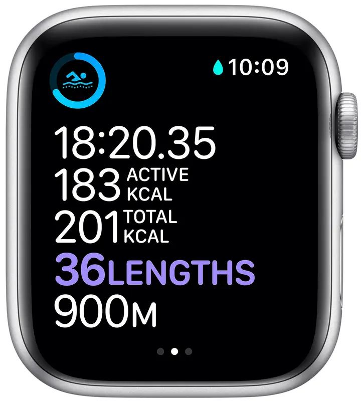 Б/В Apple Watch Series 6 44mm Silver Aluminum Case with White Sport Band M00D3 (Це ТОП) - фото - №1
