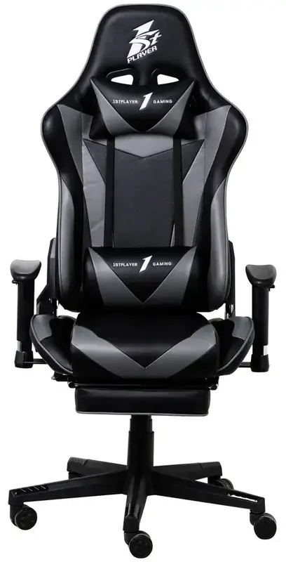 Крісло для геймерів 1stPlayer FK3 Black/Gray (FK3-BKGA) - фото - №0