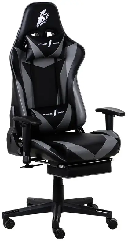 Крісло для геймерів 1stPlayer FK3 Black/Gray (FK3-BKGA) - фото - №1