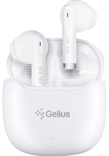 Беспроводные наушники TWS Gelius Basic 2 GP-TWS048 White - фото - №0
