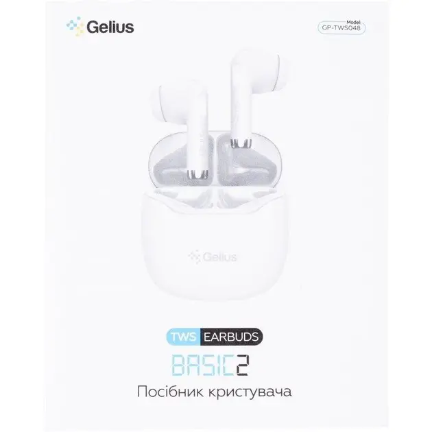 Беспроводные наушники TWS Gelius Basic 2 GP-TWS048 White - фото - №5