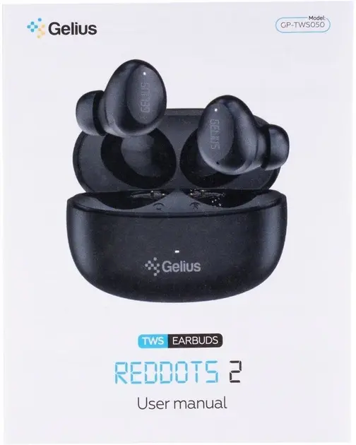 Беспроводные наушники TWS Gelius Reddots 2 GP-TWS050 Black - фото - №1